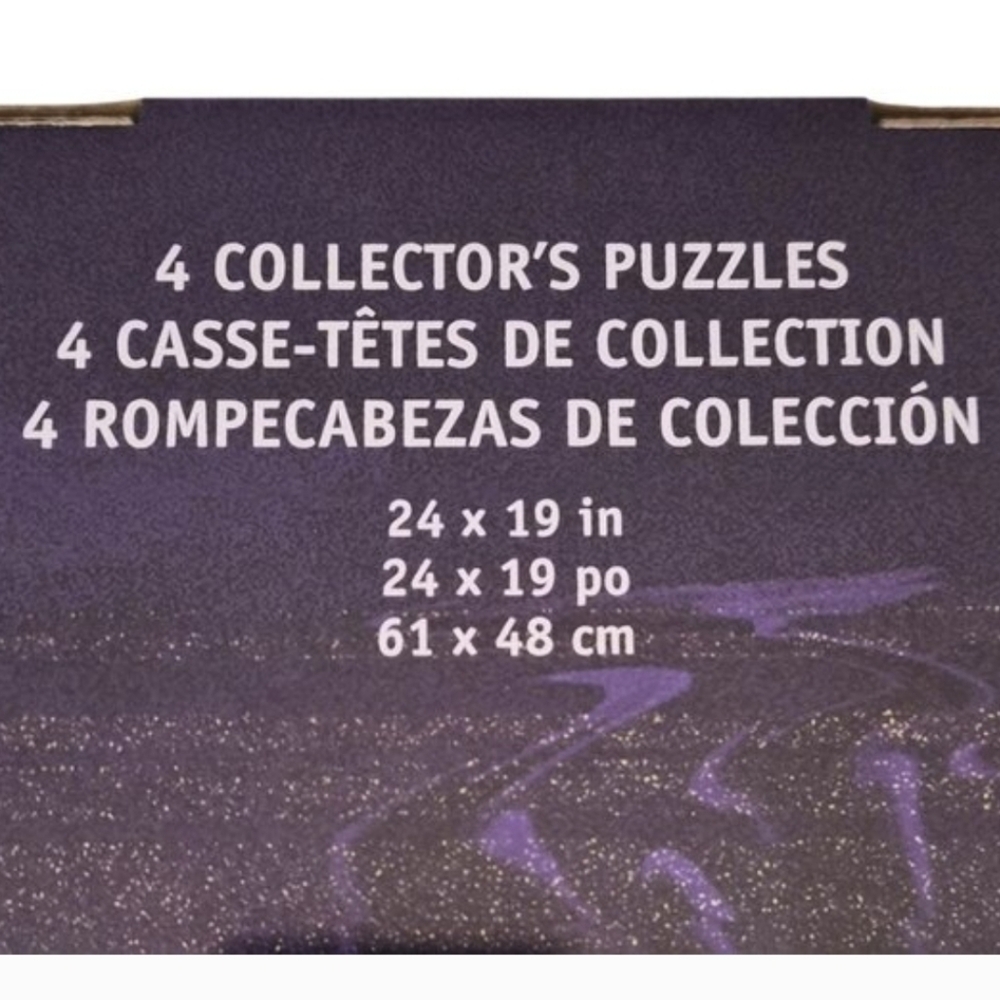 1000 X4 Disney Villains Collector Puzzle Set — Red, Green, Teal, Purple Accents - Picture 7 of 8
